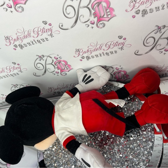 Disney Mickey Mouse plush stuffed toy classic red Tshirt shoes stuffed animal - Picture 4 of 6